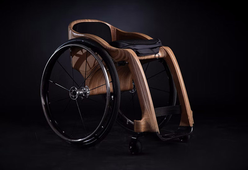 아폴로 목재 휠체어