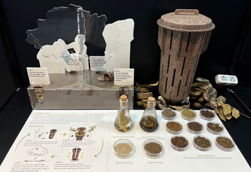 Mycelial Composting Tube